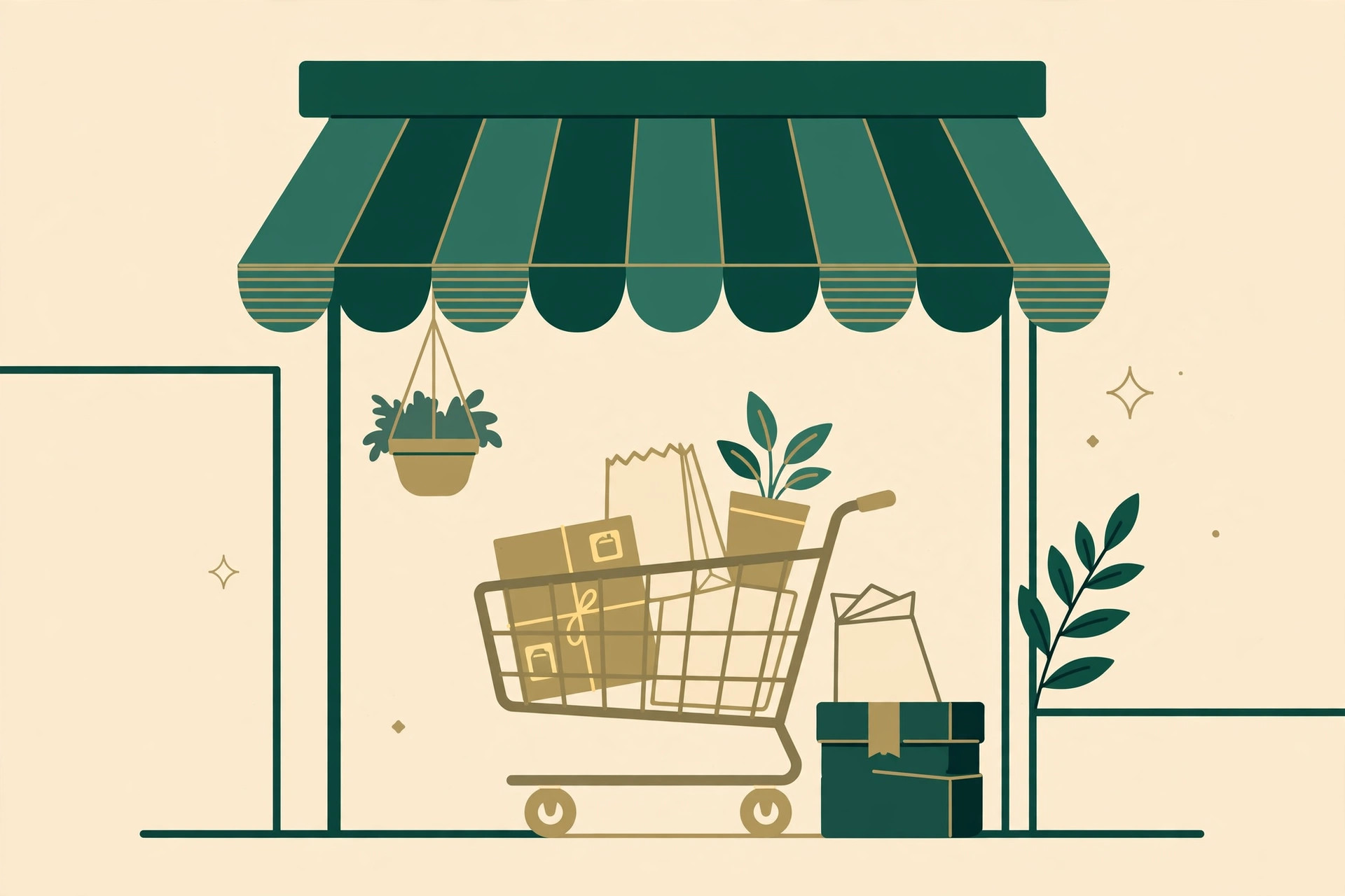 E-commerce from Scratch course illustration