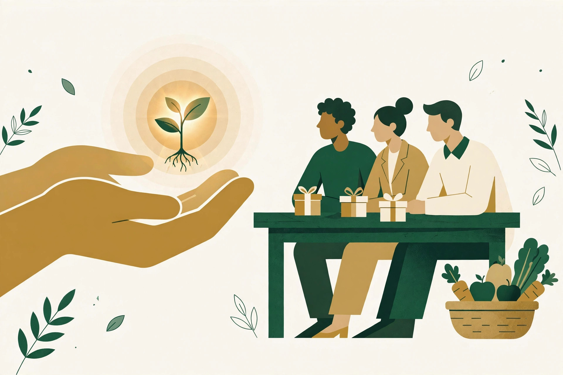 Give-First Marketing course illustration