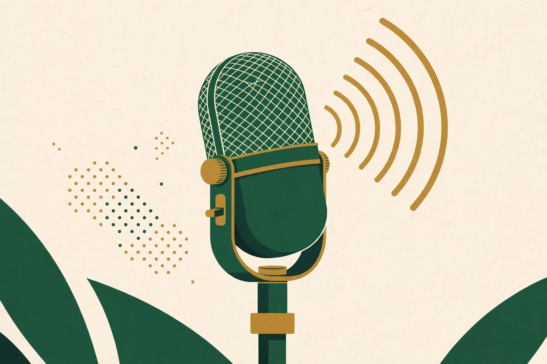 Podcasting from Scratch course illustration